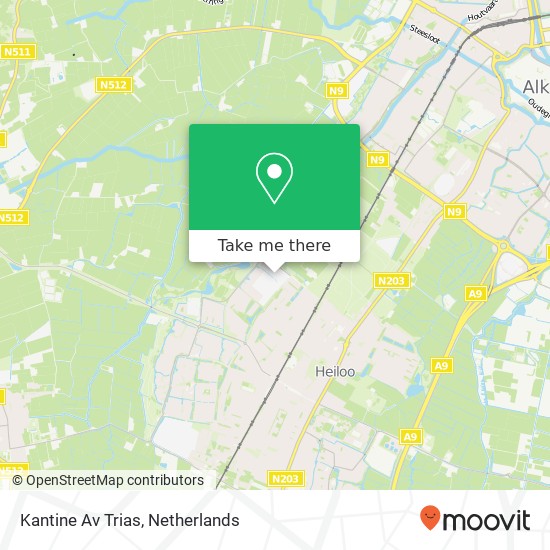 Kantine Av Trias map