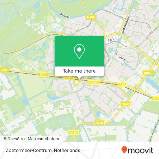 Zoetermeer-Centrum Karte