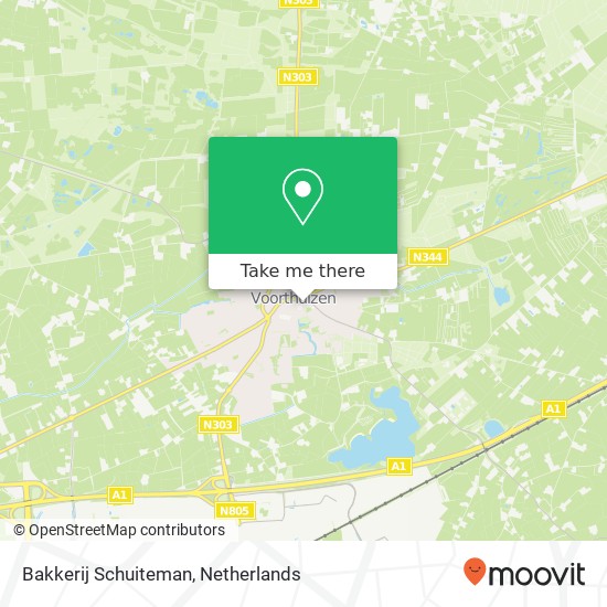 Bakkerij Schuiteman map