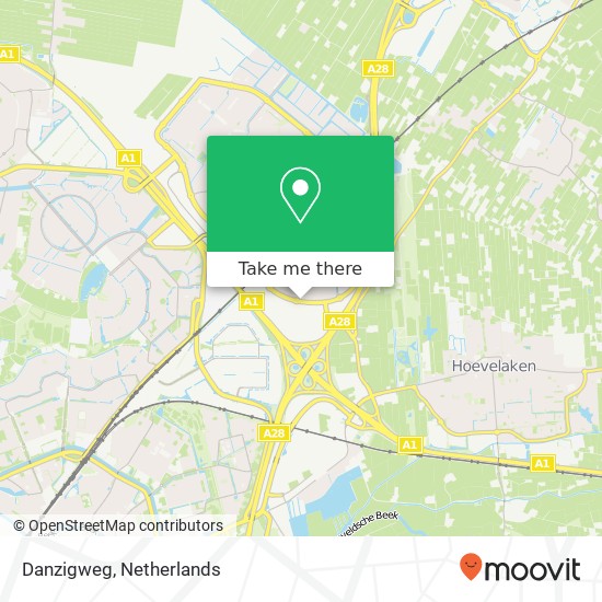 Danzigweg map