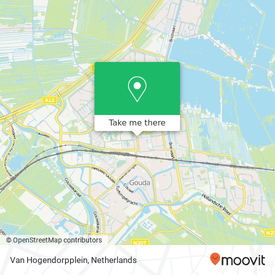 Van Hogendorpplein Karte