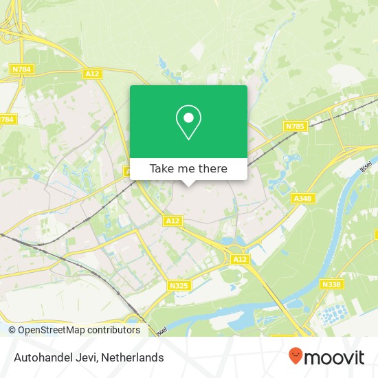 Autohandel Jevi map