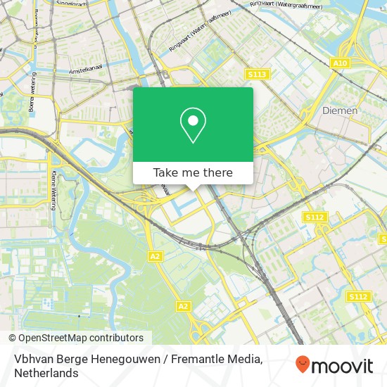 Vbhvan Berge Henegouwen / Fremantle Media map