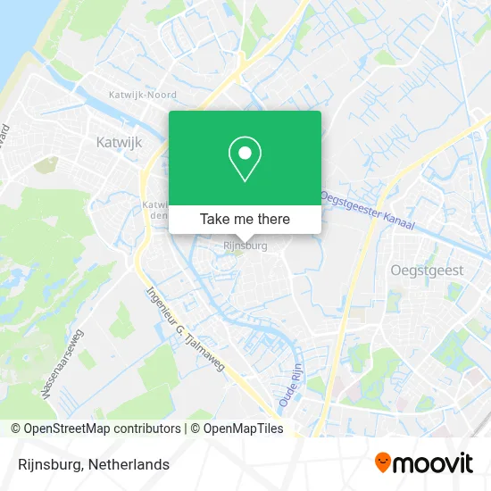 Rijnsburg map