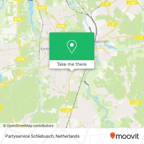 Partyservice Schlebusch map