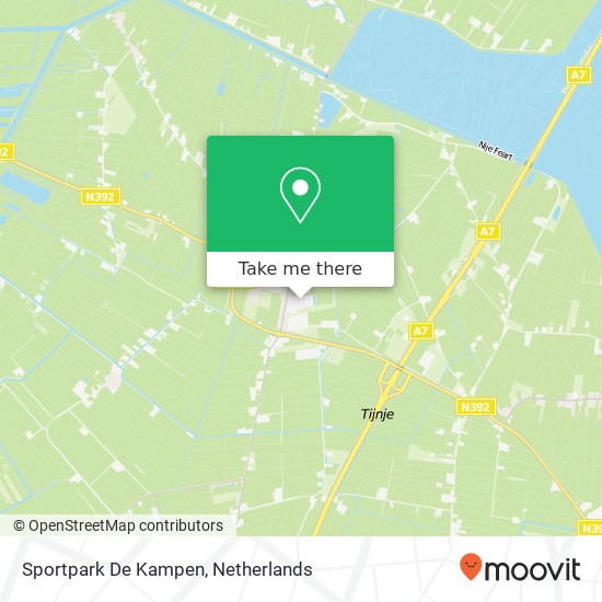 Sportpark De Kampen map