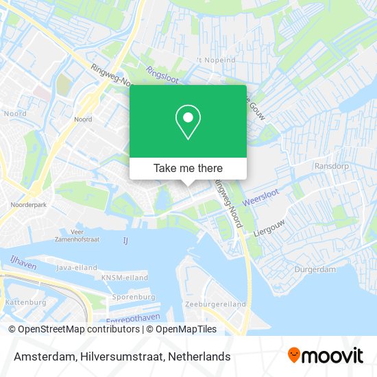 Amsterdam, Hilversumstraat map