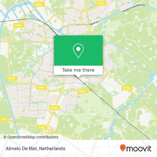 Almelo De Riet map