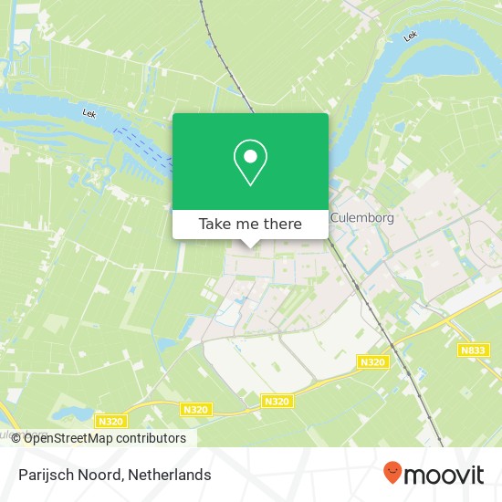 Parijsch Noord Karte