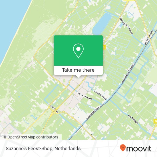 Suzanne's Feest-Shop map