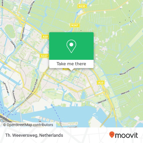 Th. Weeversweg map