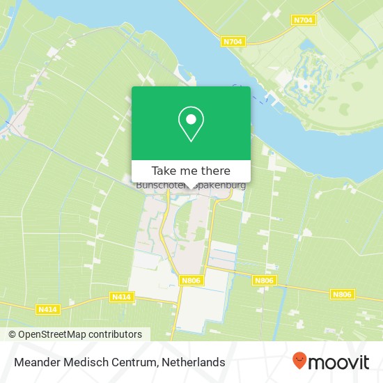 Meander Medisch Centrum map