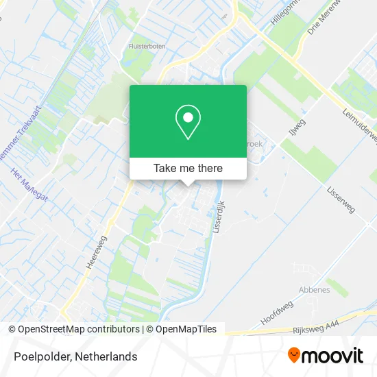 Poelpolder map