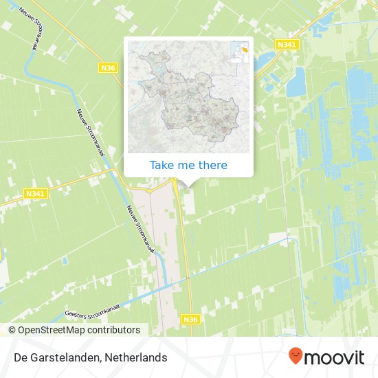 De Garstelanden map