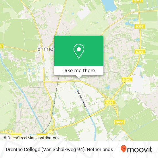 Drenthe College (Van Schaikweg 94) map