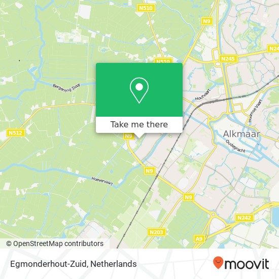 Egmonderhout-Zuid map