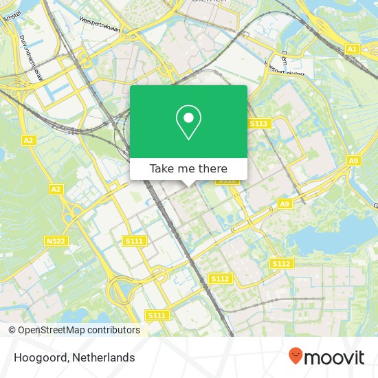 Hoogoord map