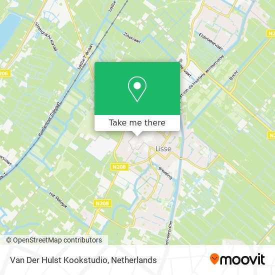 Van Der Hulst Kookstudio map