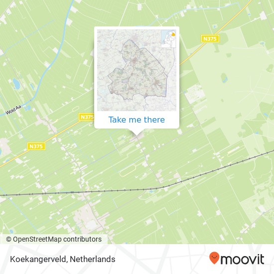 Koekangerveld map