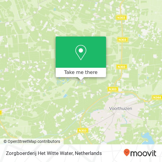 Zorgboerderij Het Witte Water map