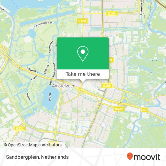 Sandbergplein map