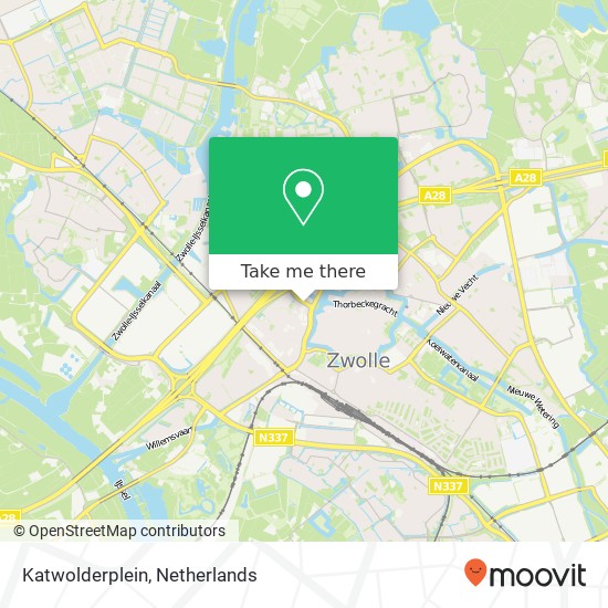 Katwolderplein map