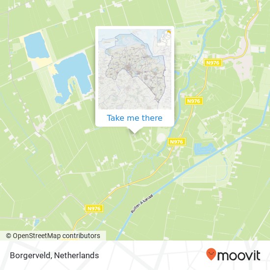 Borgerveld map