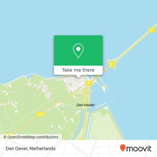 Den Oever map