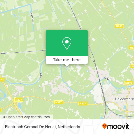 Electrisch Gemaal De Neust Karte