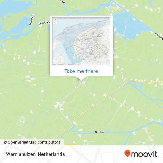 Warniahuizen map