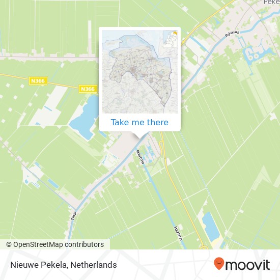 Nieuwe Pekela map