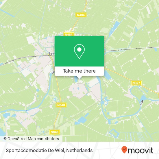 Sportaccomodatie De Wiel map