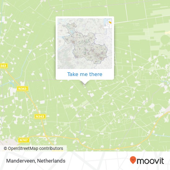 Manderveen map