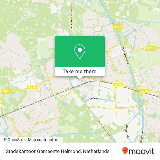 Stadskantoor Gemeente Helmond map