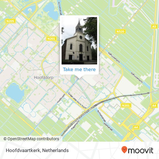 Hoofdvaartkerk map