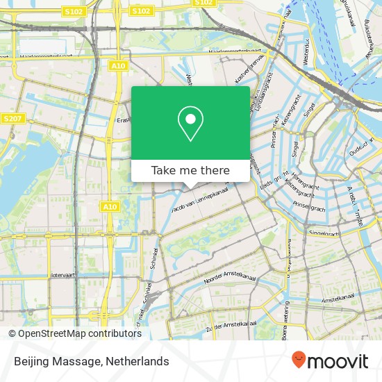 Beijing Massage map