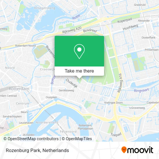 Rozenburg Park map