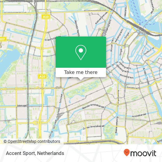 Accent Sport map