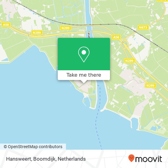 Hansweert, Boomdijk map