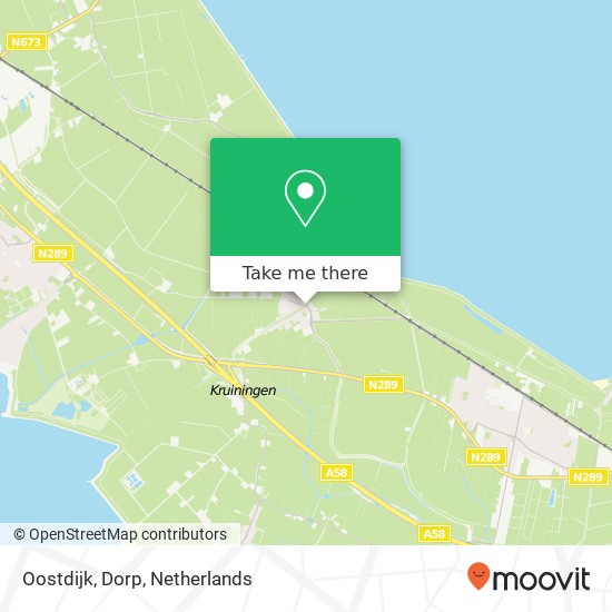 Oostdijk, Dorp map