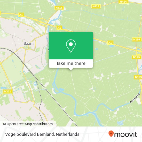 Vogelboulevard Eemland map