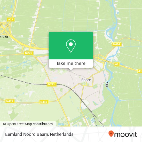 Eemland Noord Baarn Karte