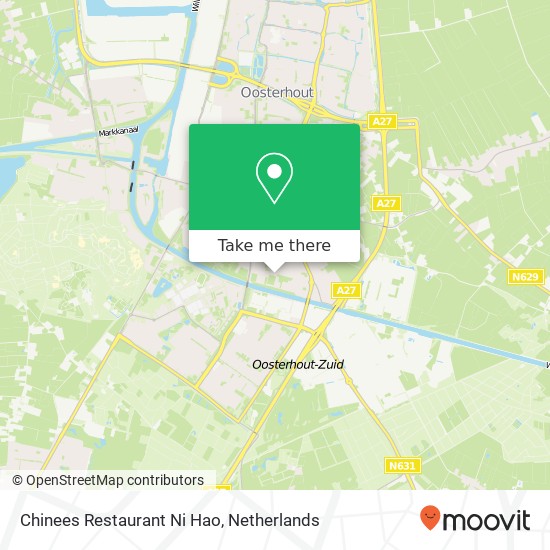 Chinees Restaurant Ni Hao Karte