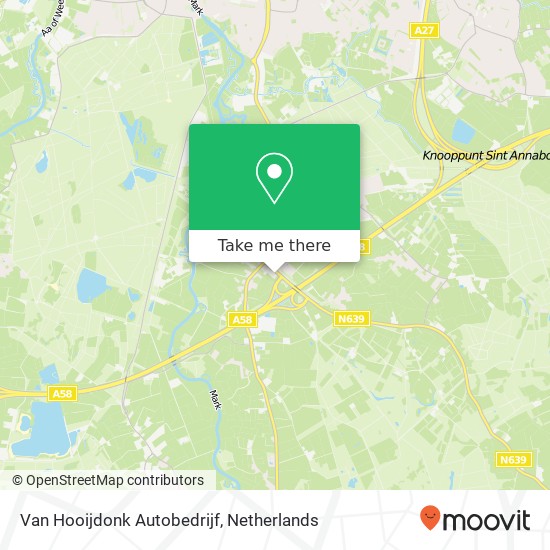 Van Hooijdonk Autobedrijf map