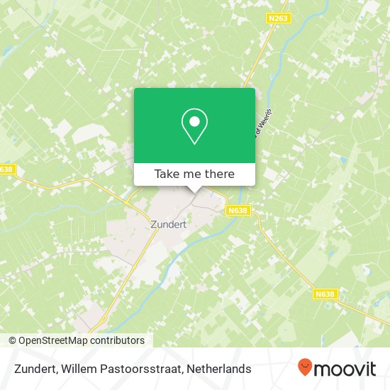 Zundert, Willem Pastoorsstraat Karte