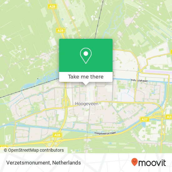 Verzetsmonument map