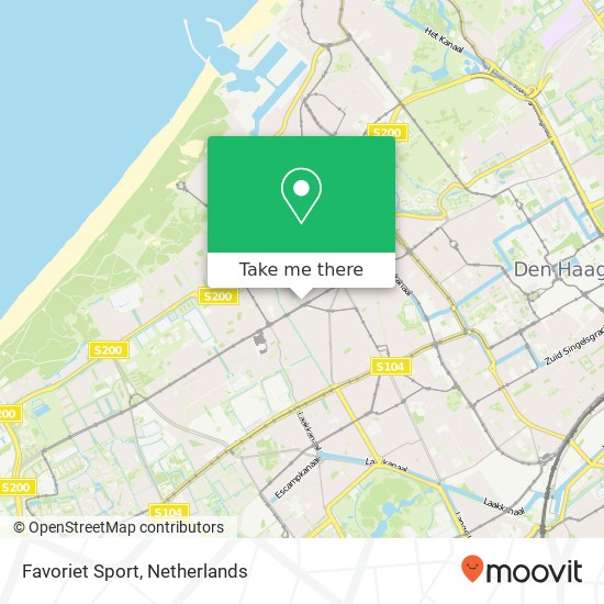 Favoriet Sport map