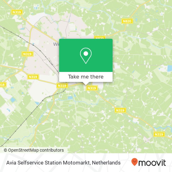 Avia Selfservice Station Motomarkt map