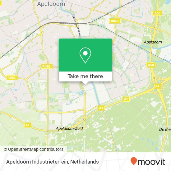 Apeldoorn Industrieterrein map