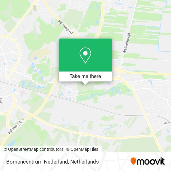 Bomencentrum Nederland map